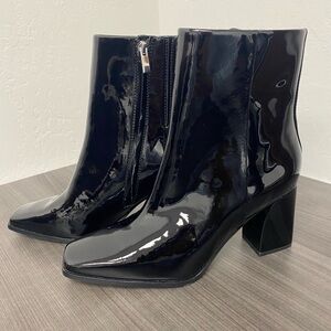 PAIGE Farrah Square Toe Boots